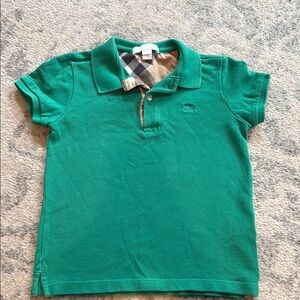Burberry Green Polo Shirt for Kids